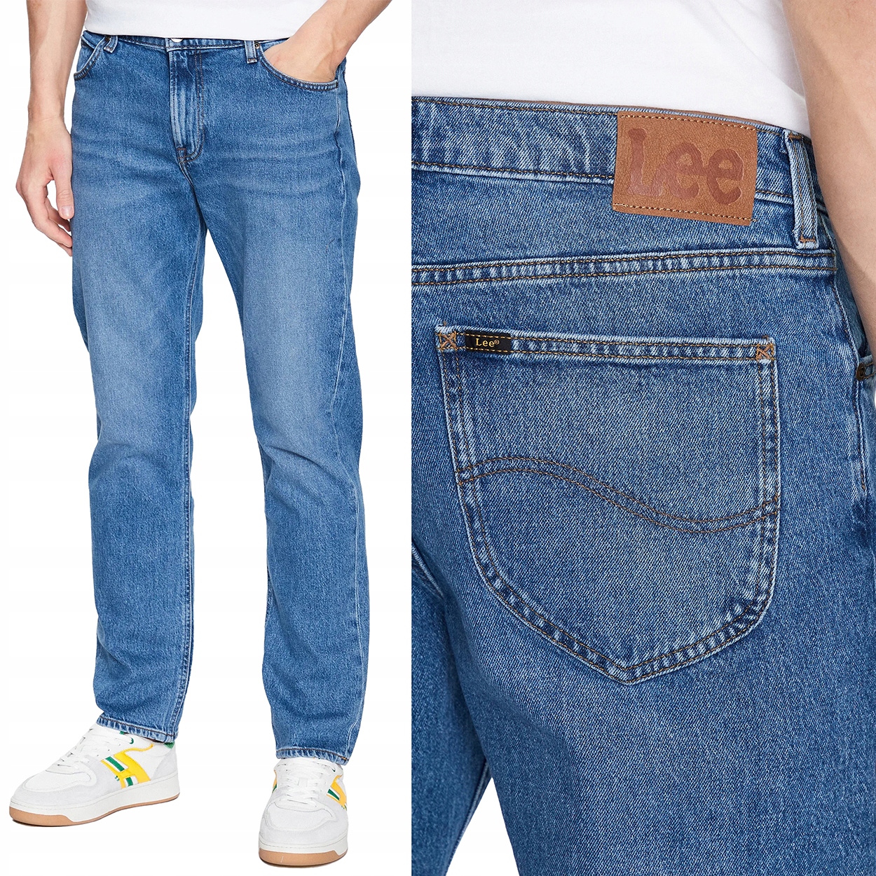 Lee West relaxed Into the Blue Worn jednoduché džínové kalhoty W36 L32