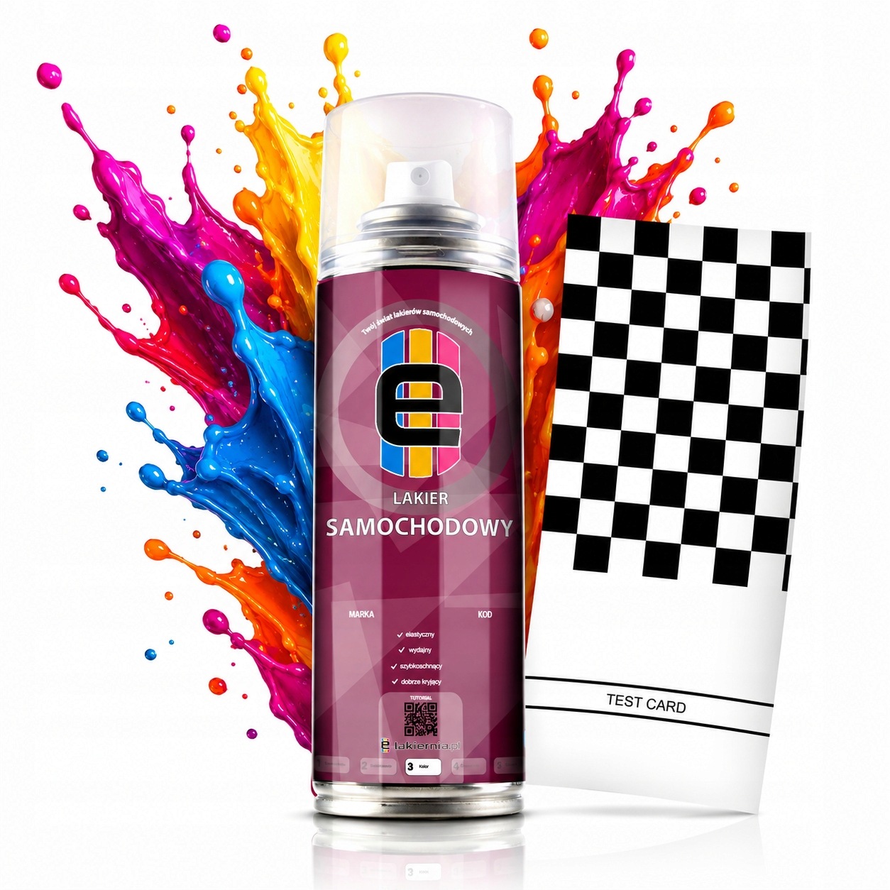 Lakier Samochodowy w Sprayu Spray 200ML Każdy Kolor Oryginalna Jakość