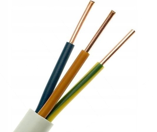 Przewód instalacyjny kabel okrągły Ydy 3x2,5 25m Elpar
