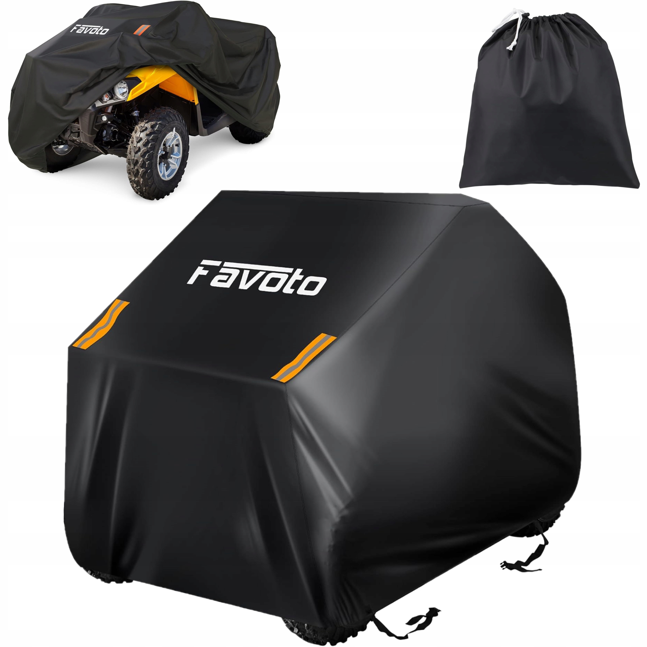 Obal na štvorkolku XXXL 256 cm Atv Uv vodotesný, hrubý a odolný odraz