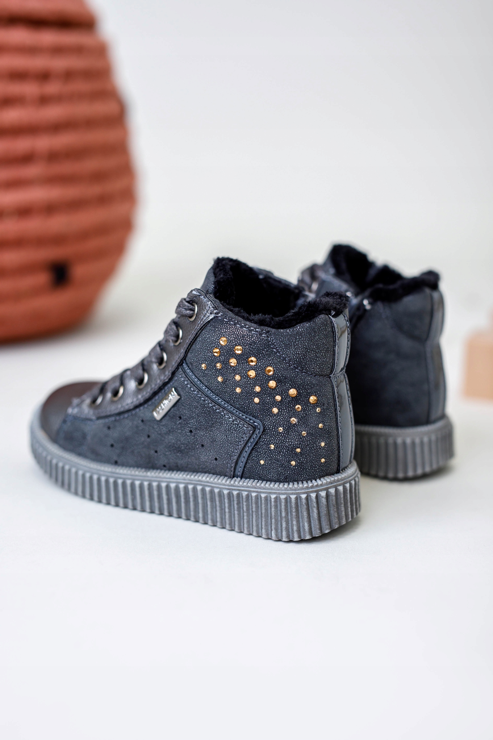 BOTKI dziecięce TRAPERY kozaki szare (36) Płeć chłopcy dziewczynki