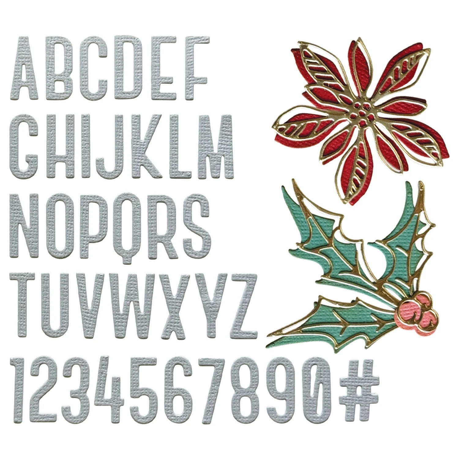 Výseky Sizzix Tim Holtz Vault Seasonal Sketch (43pcs) (666719)