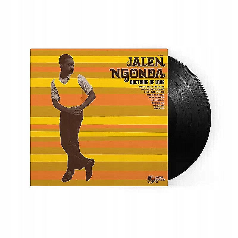 Lp Jalen NGonda: Doctrine Of Love Yellow & Orange Striped Cover Black Vinyl