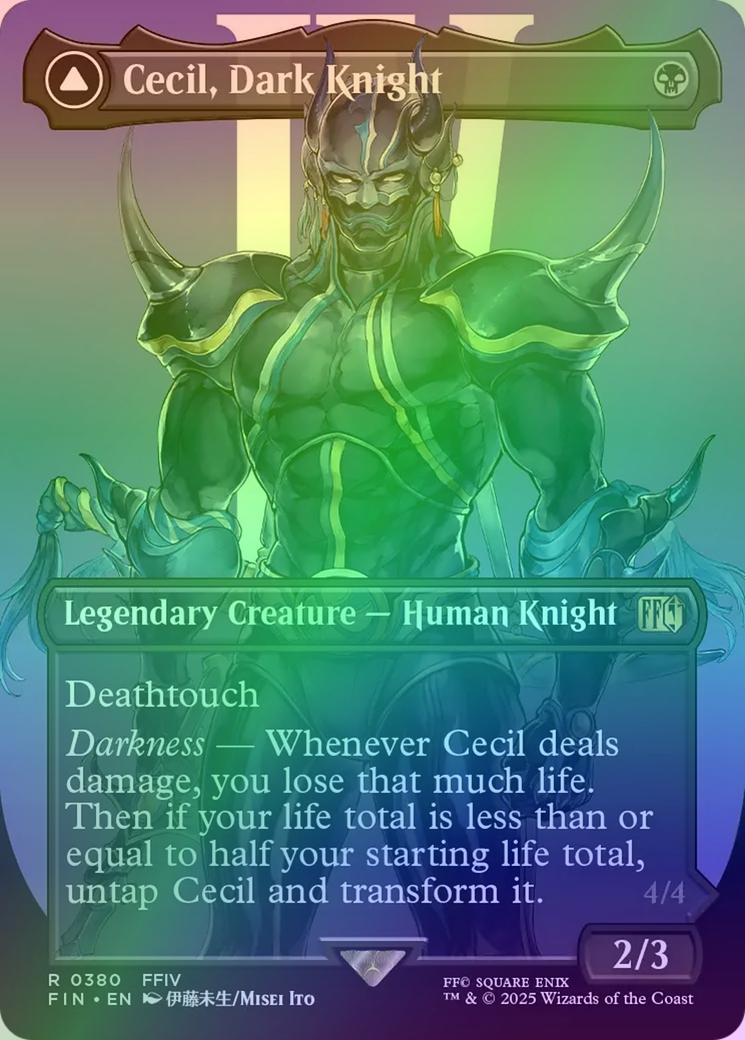 MTG] Cecil, Dark Knight // Cecil, Redeemed Paladin (FIN