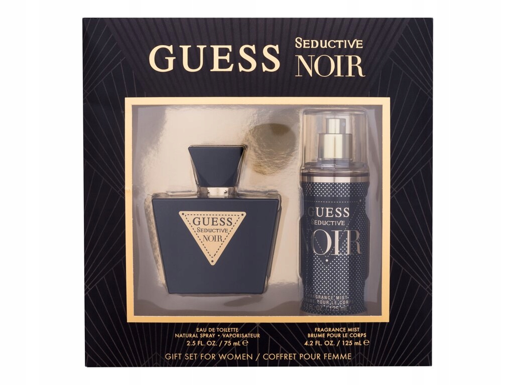 Guess Seductive Noir toaletní voda 75 ml tělový sprej 125 ml