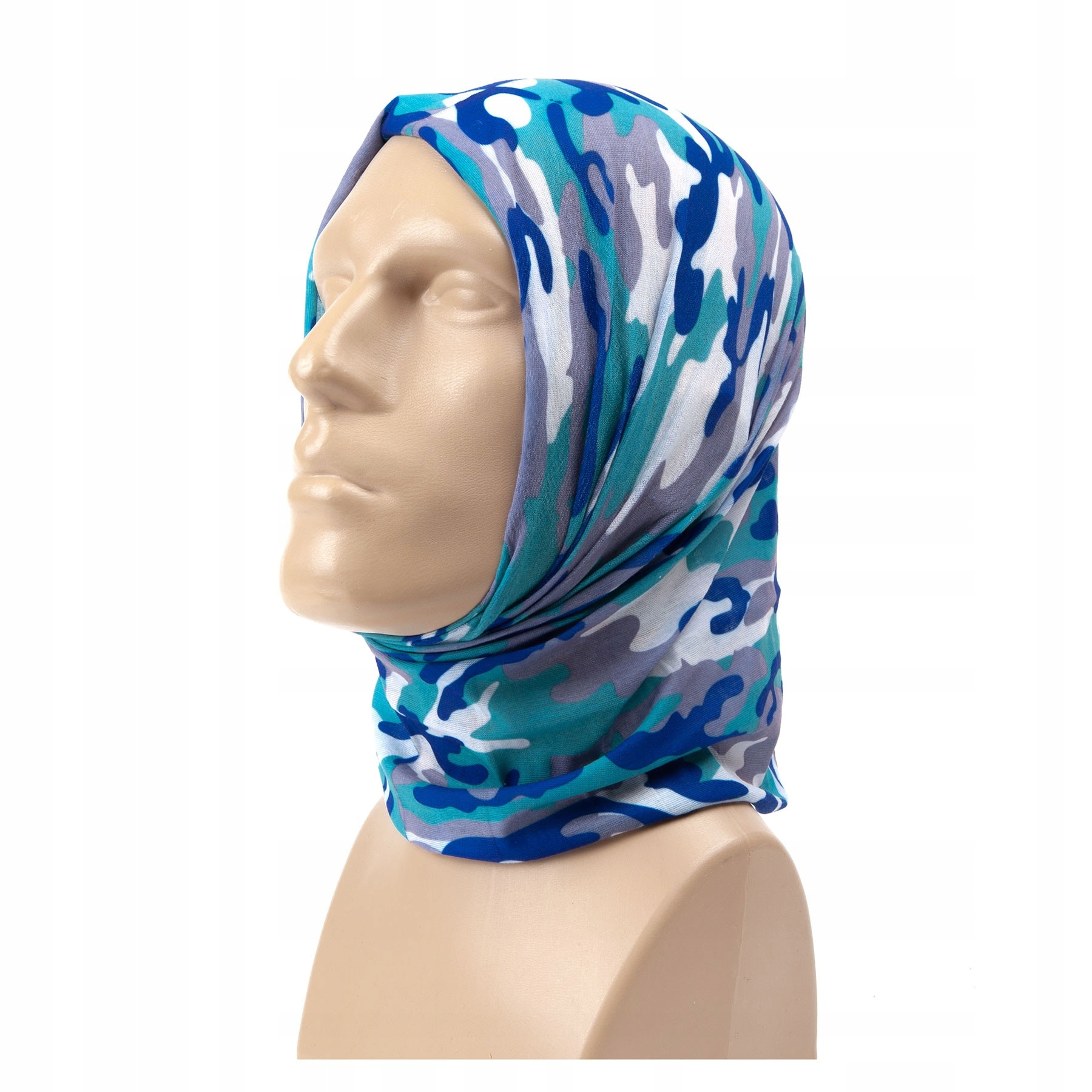Komin wielofunkcyjny Neck Safe bezszwowy zimowy camo 48×24 cm Uni