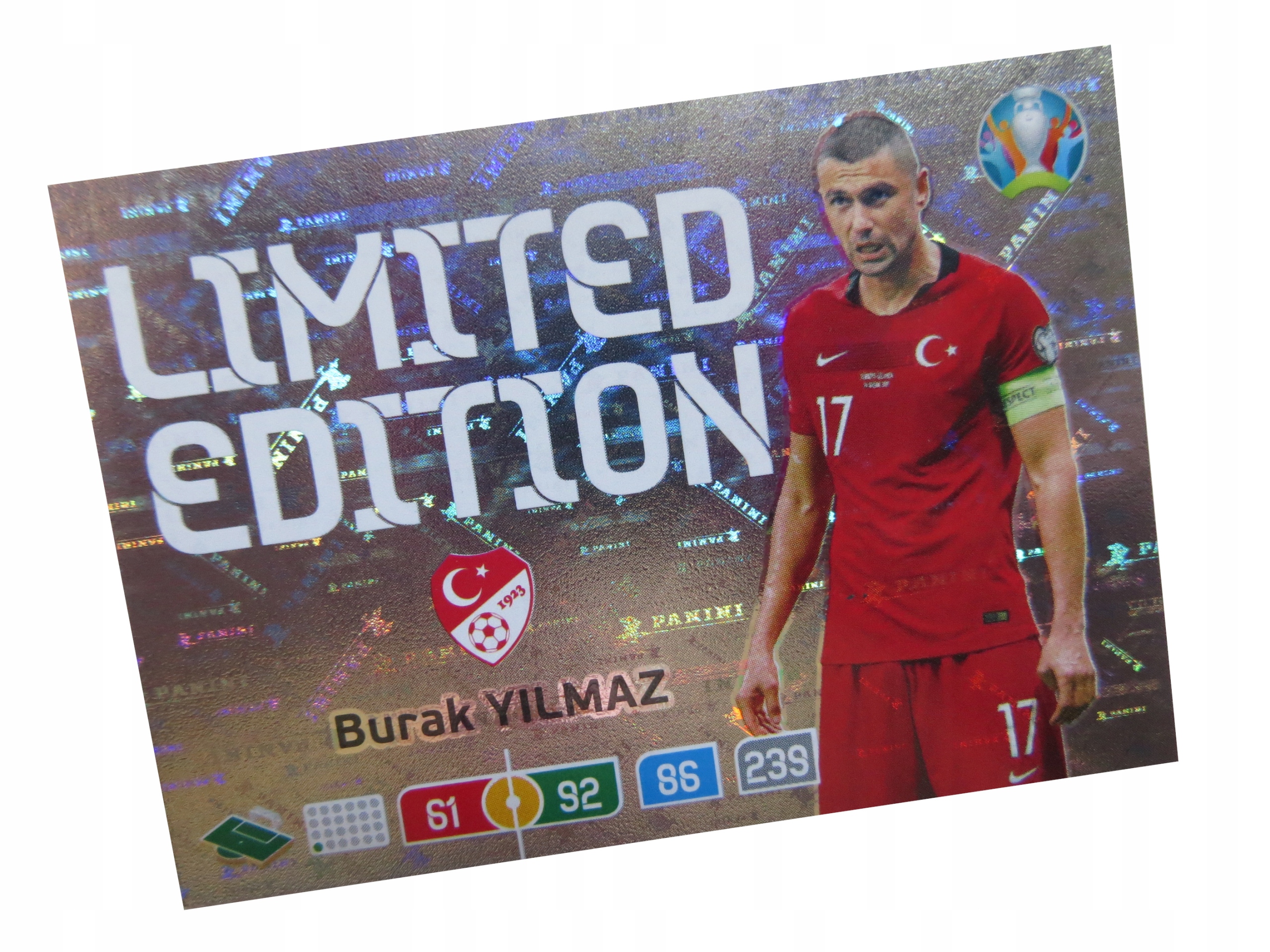 Panini Uefa Euro 2020 Karty Piłkarskie Limited Burak Yilmaz Turcja