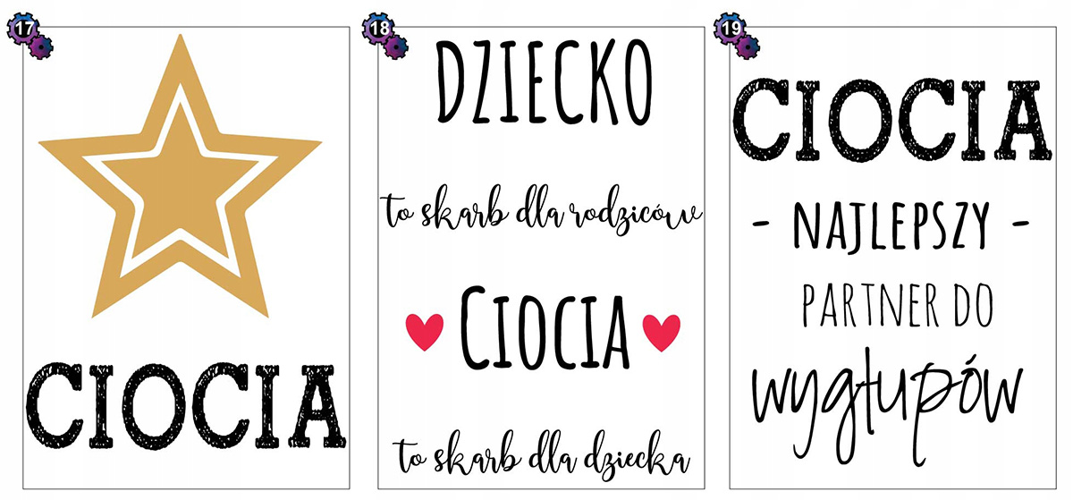 TORBA MATERIAŁOWA NAJLEPSZA CIOCIA prezent Rodzaj torba