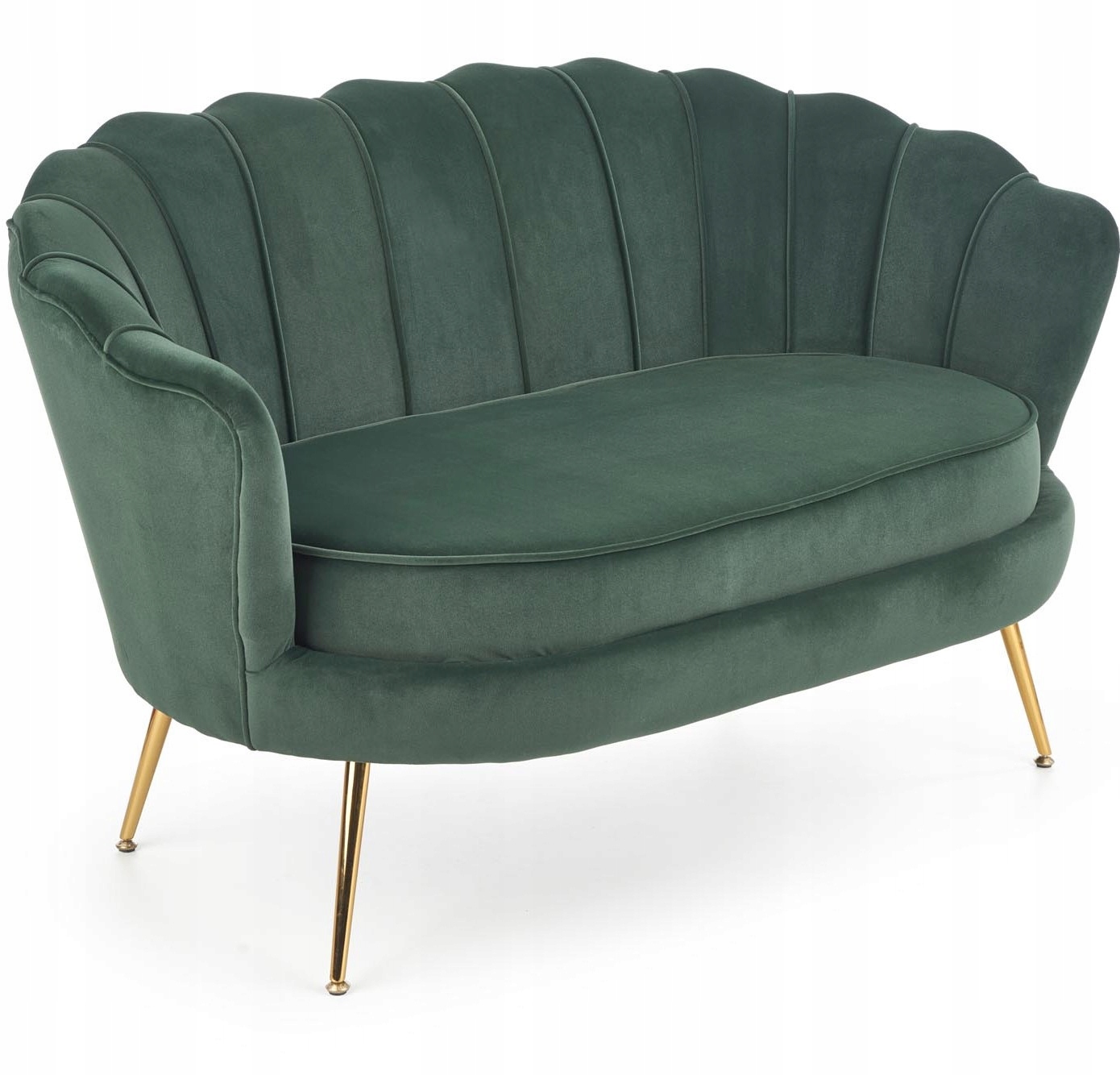 Sofa Dwuosobowa Amorinito XL Zielony Welur Glamour