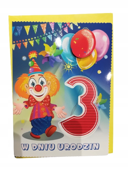 

Kartka Urodzinowa Dla Dziecka 3 urodziny