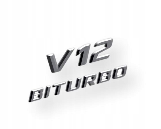 Mercedes Sl R231 Emblém predného blatníka V12BITURBO Oe