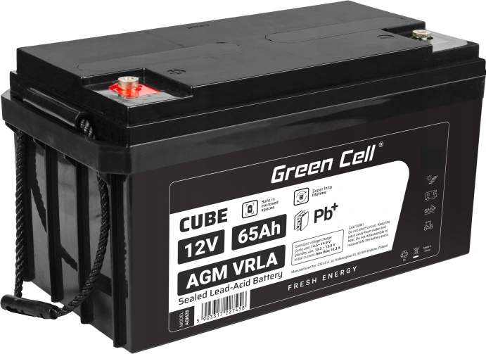 Batéria Agm Vrla Green Cell 12V 65Ah