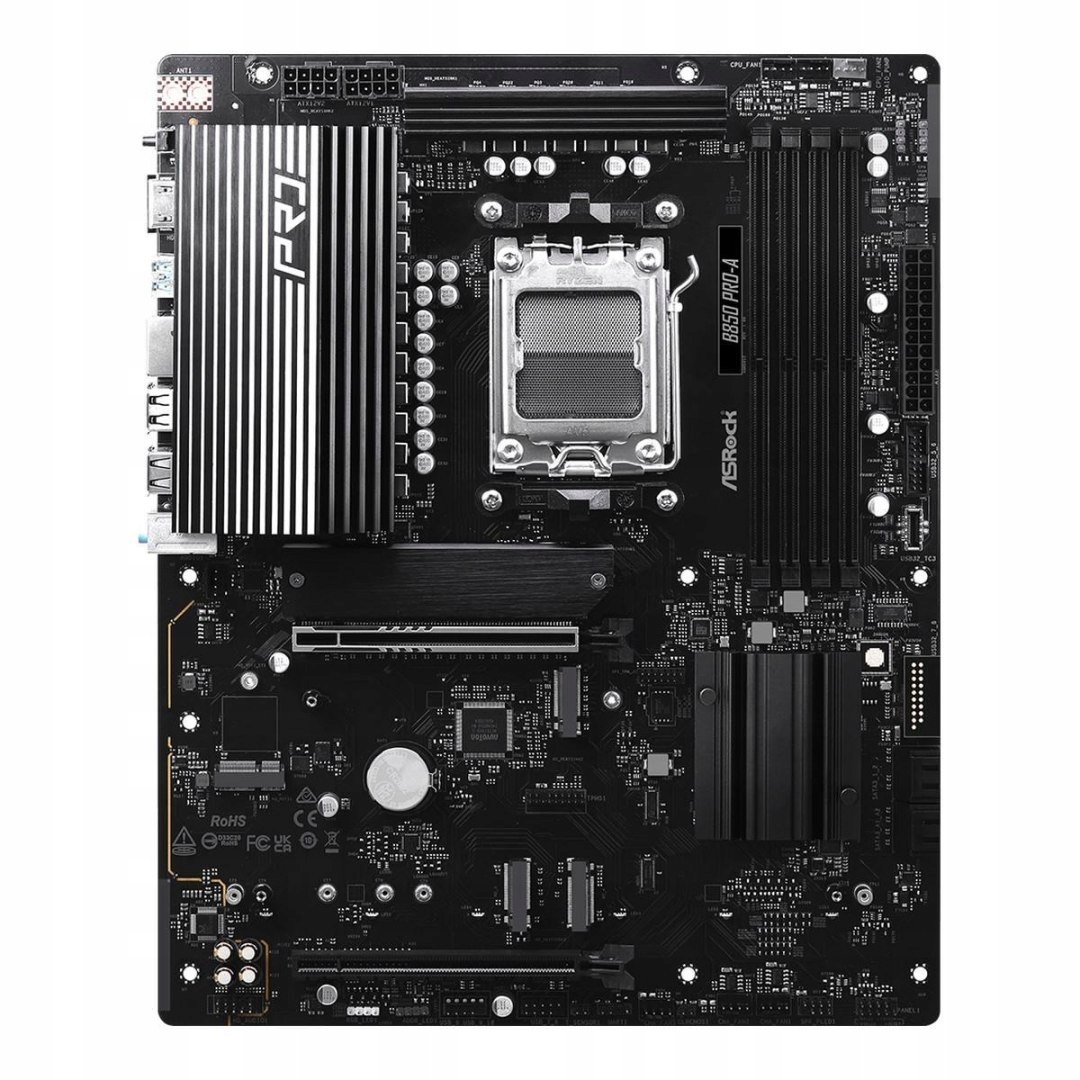 Doska ASrock B850 Pro-A /amd B850/DDR5/SATA3/M.2/ USB3.2/PCIe5.0/AM5/ATX