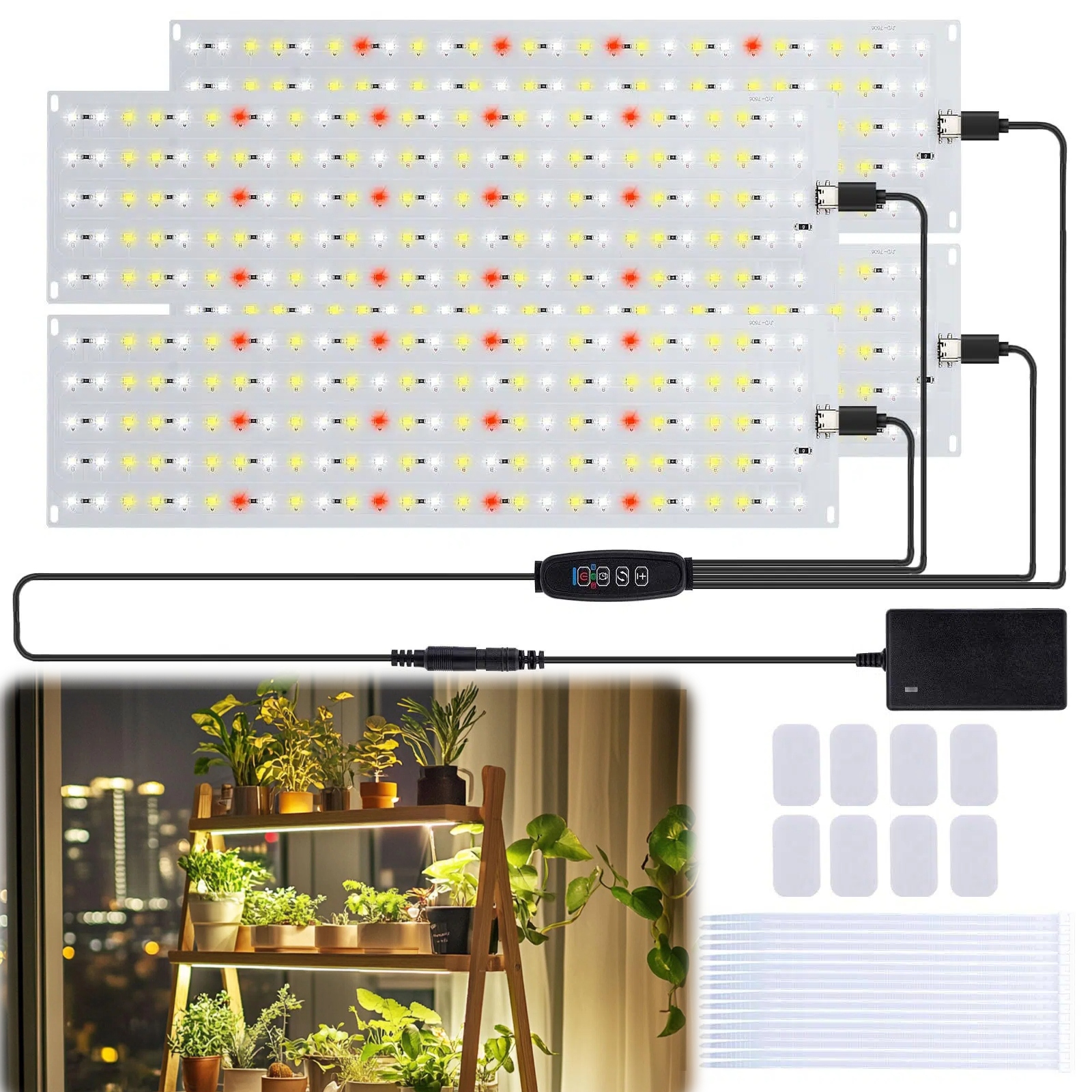Závěsná Lampa Pro Růst Pěstování Rostlin Full Spectrum 4KS