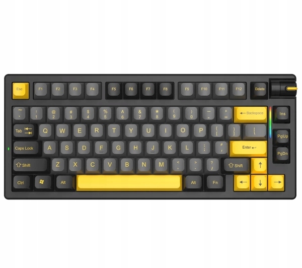 Klawiatura bezprzewodowa mechaniczna Marvo KG958W Meqa 80W Czarna