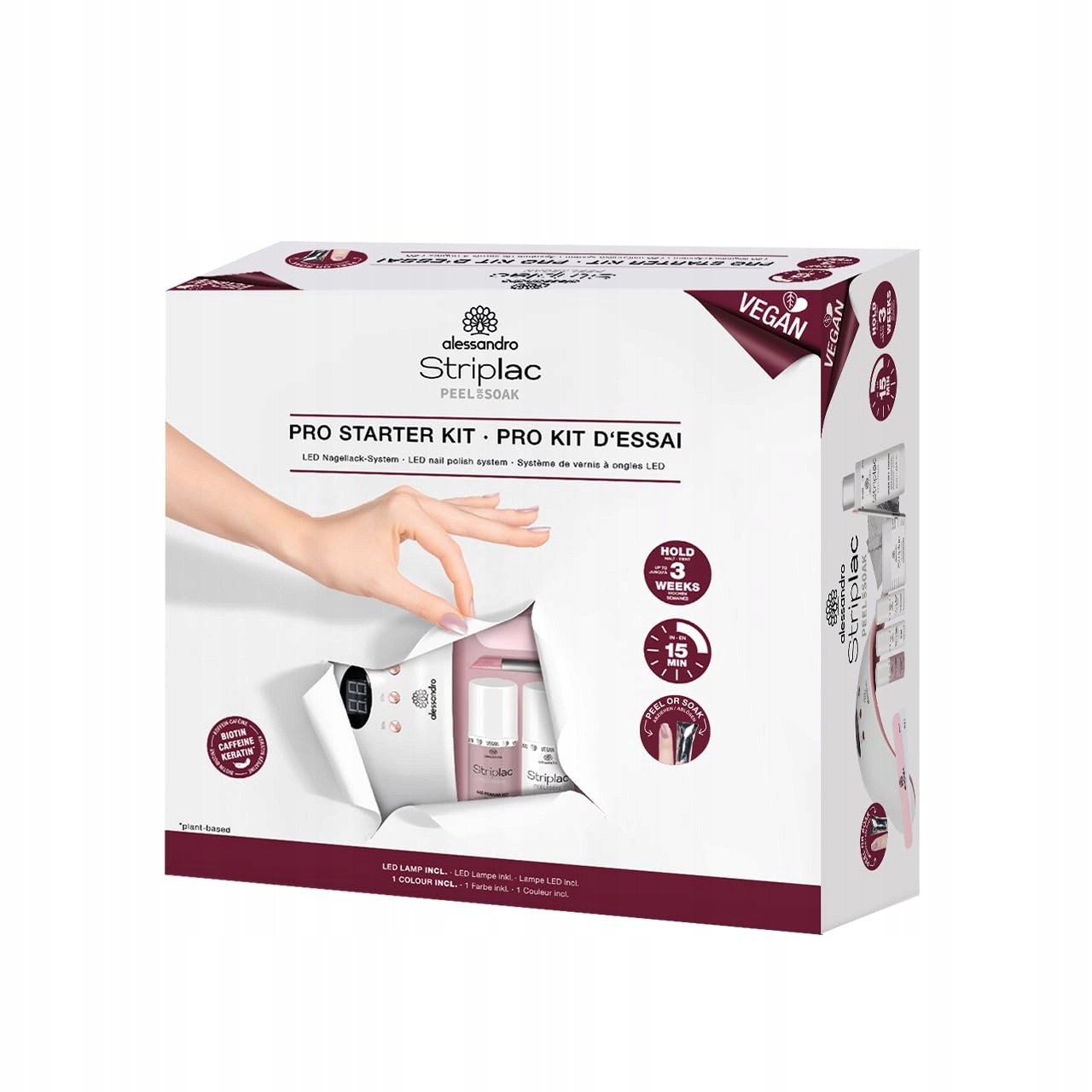 ALESSANDRO Zestaw Startowy Striplac Pro UV Manicure 15 Minut — miniatura 6
