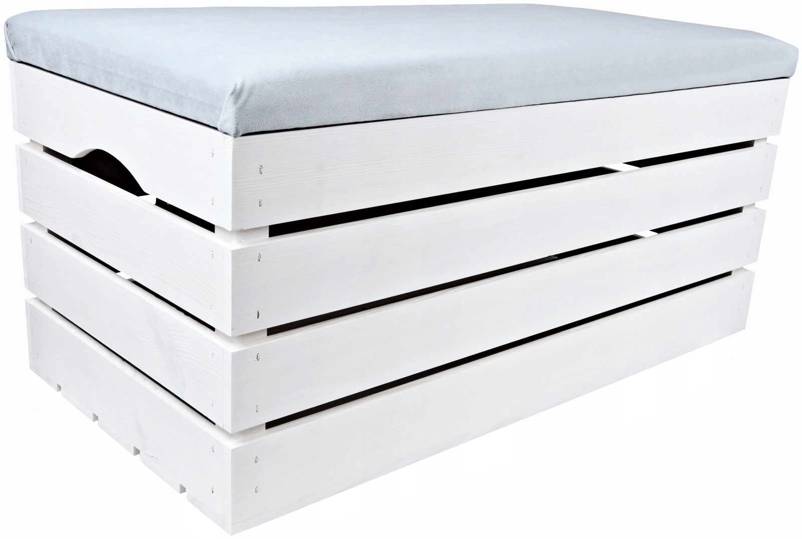 Velký Kufr Sedák Borovicová Skříň Dřevo Taburet