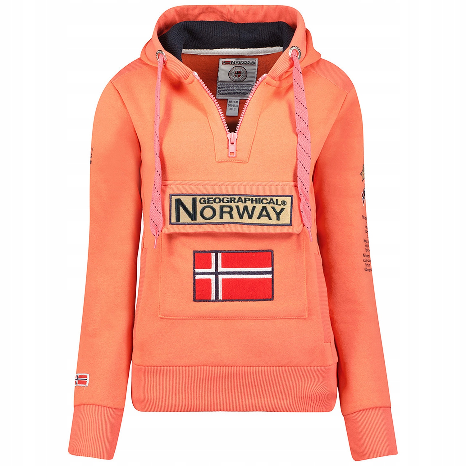 Geographical Norway mikina dámská Gymclass Lady L korálová
