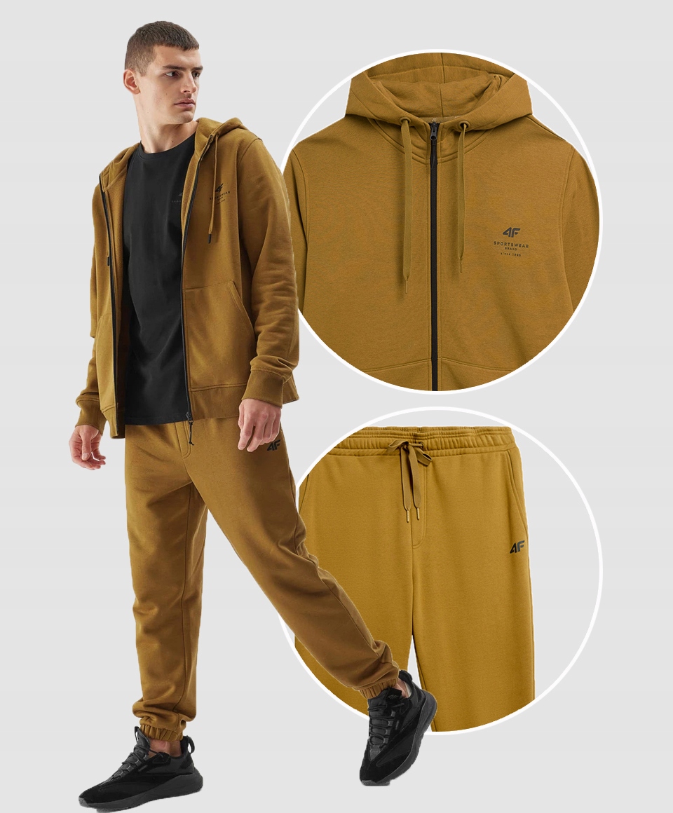 4F KOMPLET DRESOWY MĘSKI ZESTAW BLUZA SPODNIE