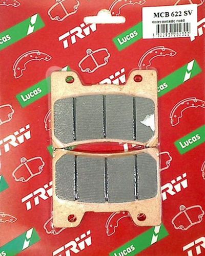 MCB622SV - КОЛОДКИ ШИНКИ ПЕРЕДНІ TRW LUCAS YAMAHA TDM850 96-01