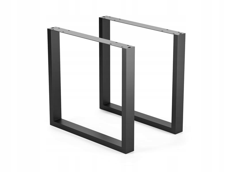 Nohy Na Stôl Rám Čierny Mat 730x780MM Profil 80x40 2 Kusov 1 Komplet