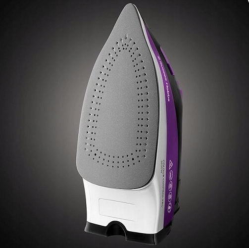 ŻELAZKO SAMOCZYSZCZĄCE Parowe Mocne Niekapiące Wyrzut Pary RUSSELL HOBBS Kolor dominujący czerwony