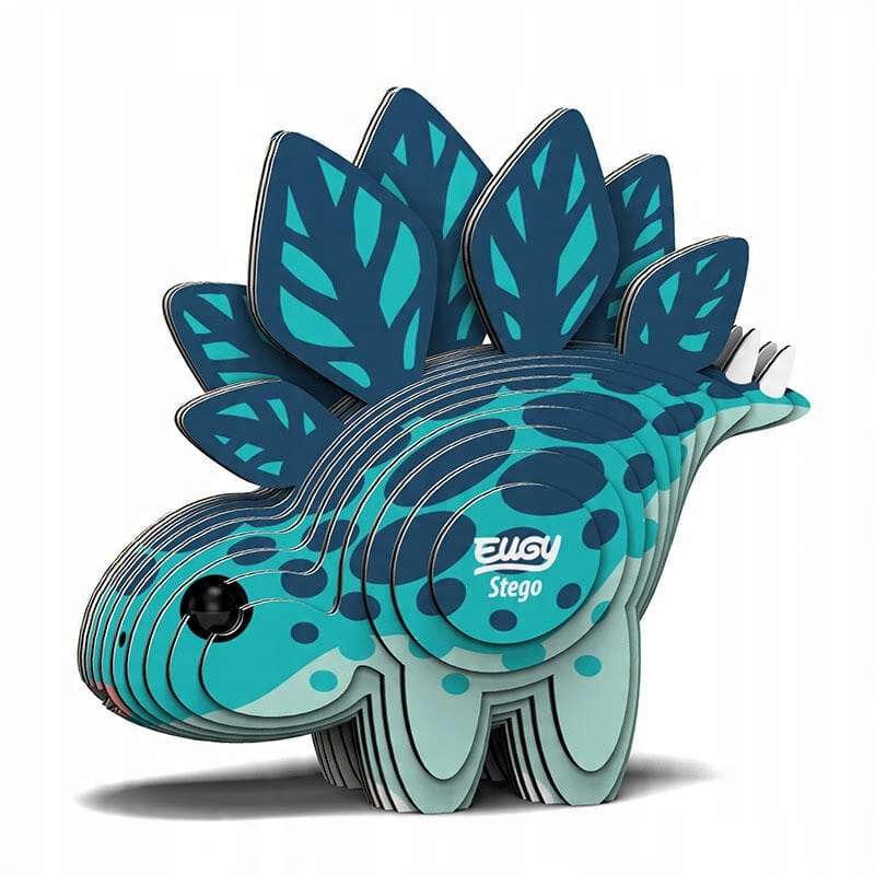 

Dinozaur Stego Eugy. Eko Układanka 3D.