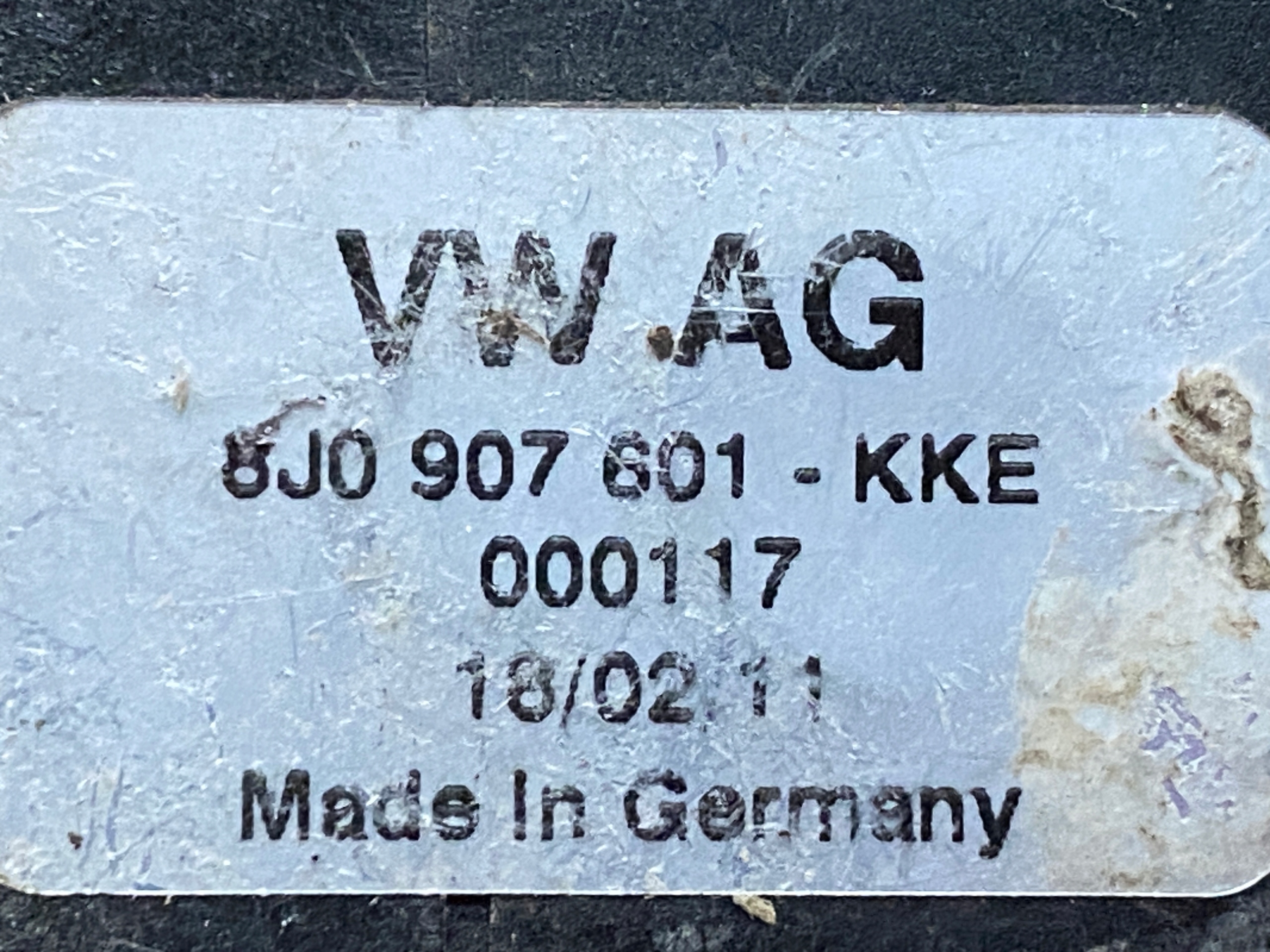 AUDI VW control unit module AKUSTYCZNY 8J0907601
