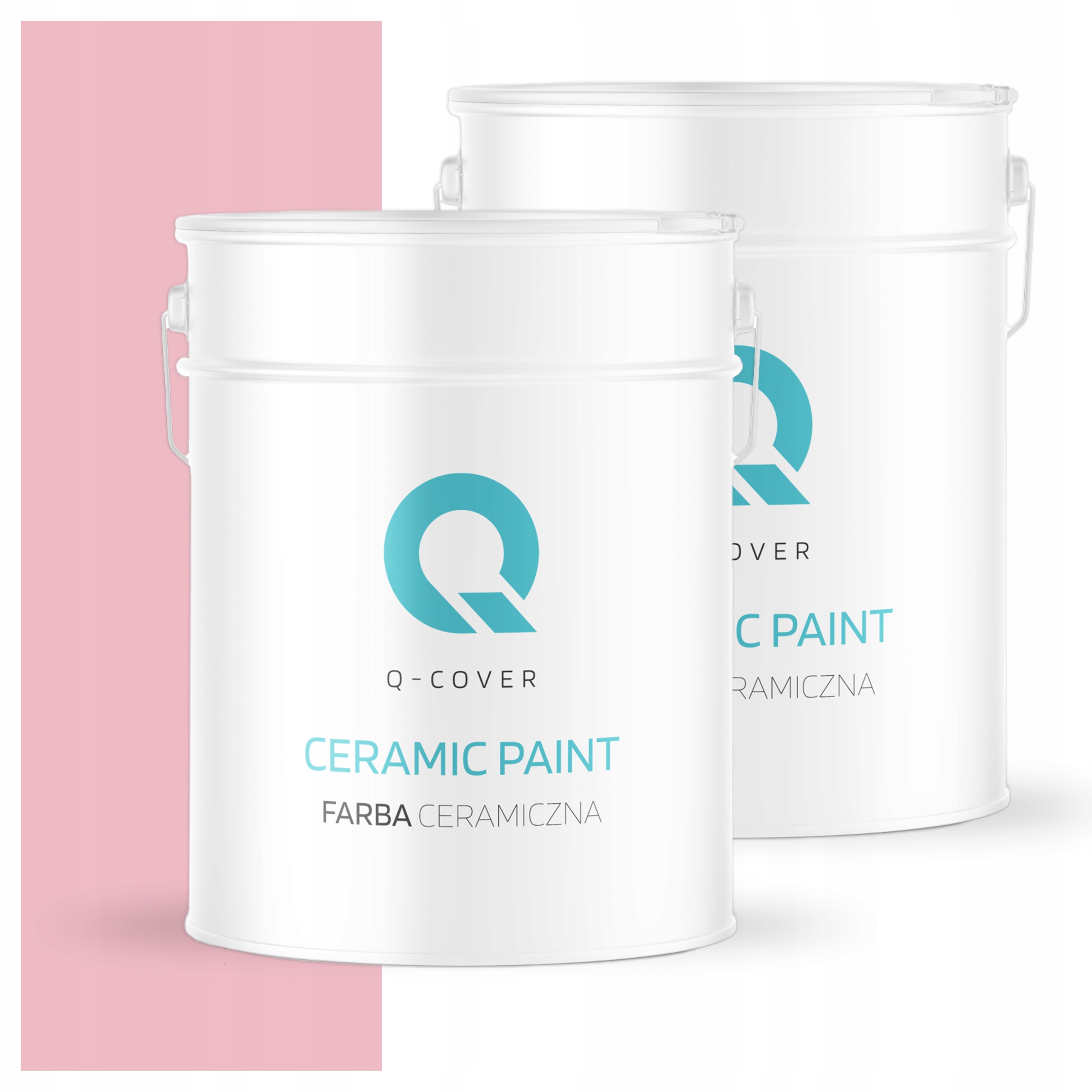 Farba Ceramiczna Zmywalna do Wnętrz 10L Głęboki Mat Różowy Jasny H3657