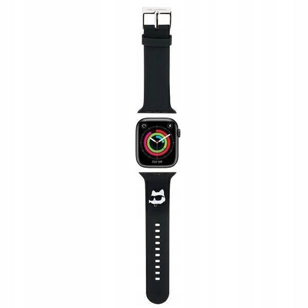 Řemínek Karl Lagerfeld 3D Rubber Choupette Head pro Apple Watch 42/44/45/49mm