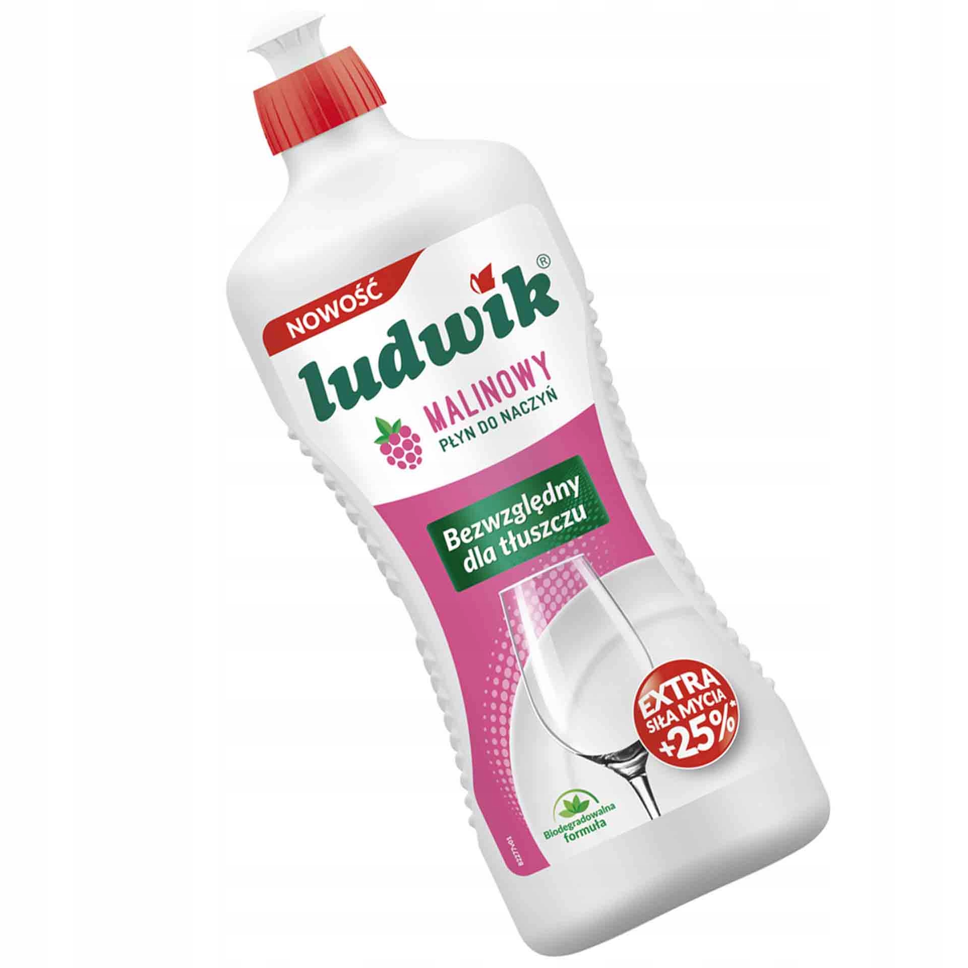 

Ludwik Płyn Do Naczyń 900 g Malina