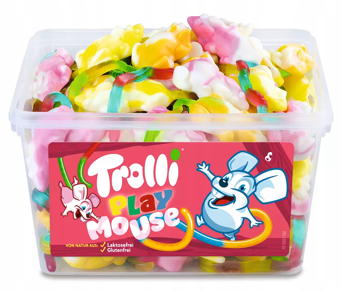 Trolli Playmouse Myszy Żelki O Smaku Owocowym 75 Szt. 1200G