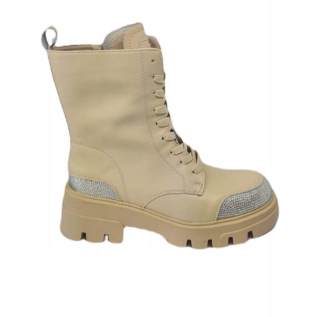 Dámské kotníkové boty Artiker 53C0234 Béžová 38, Béžová