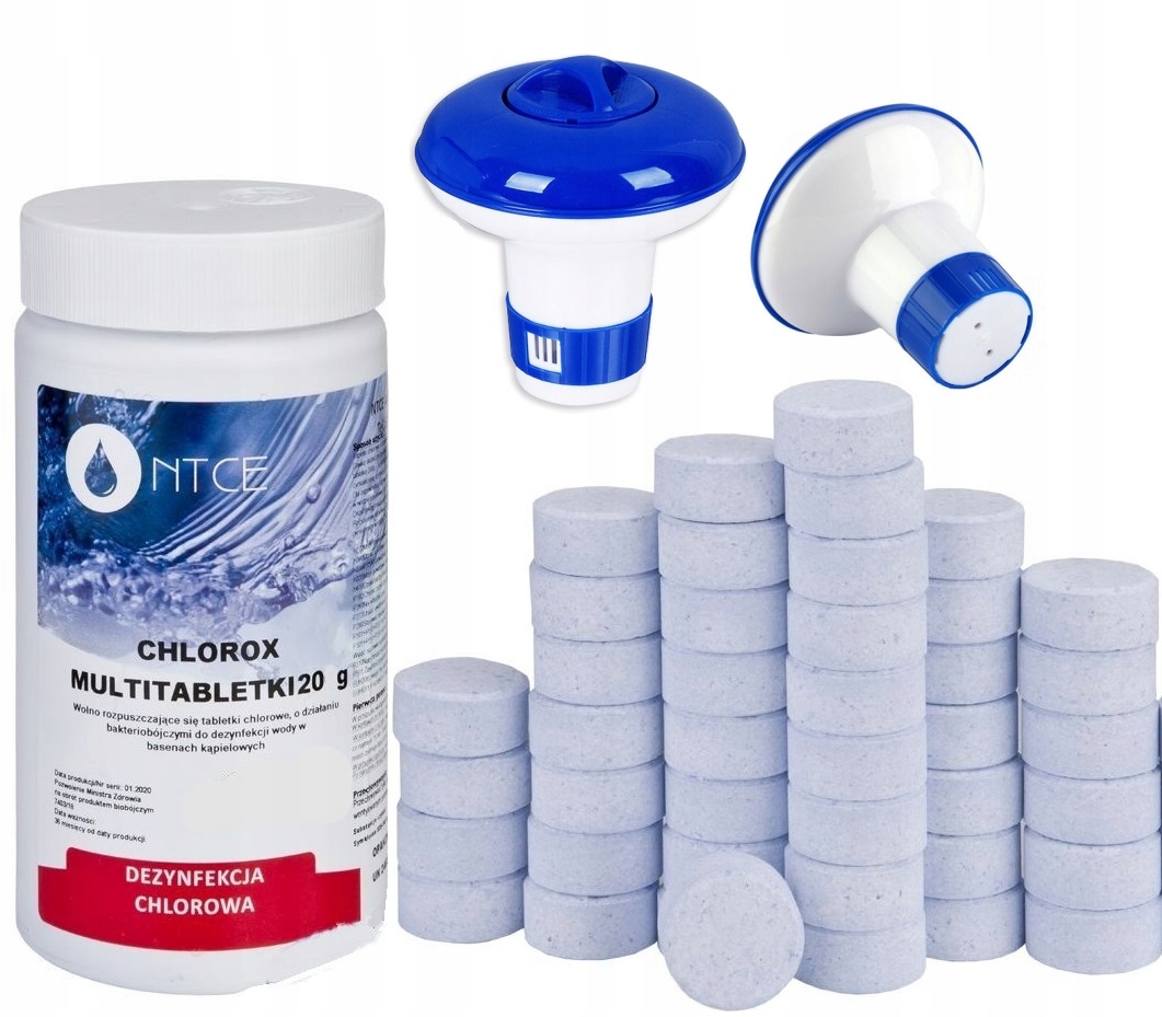 

Chlor Basenu Tabletki Multifunkcyjne 20g Dozownik