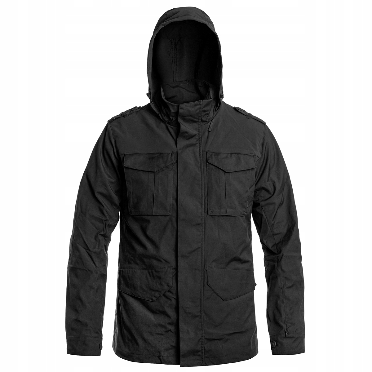 Pánská vojenská taktická teplá parka Helikon M65 Covert Black XXL