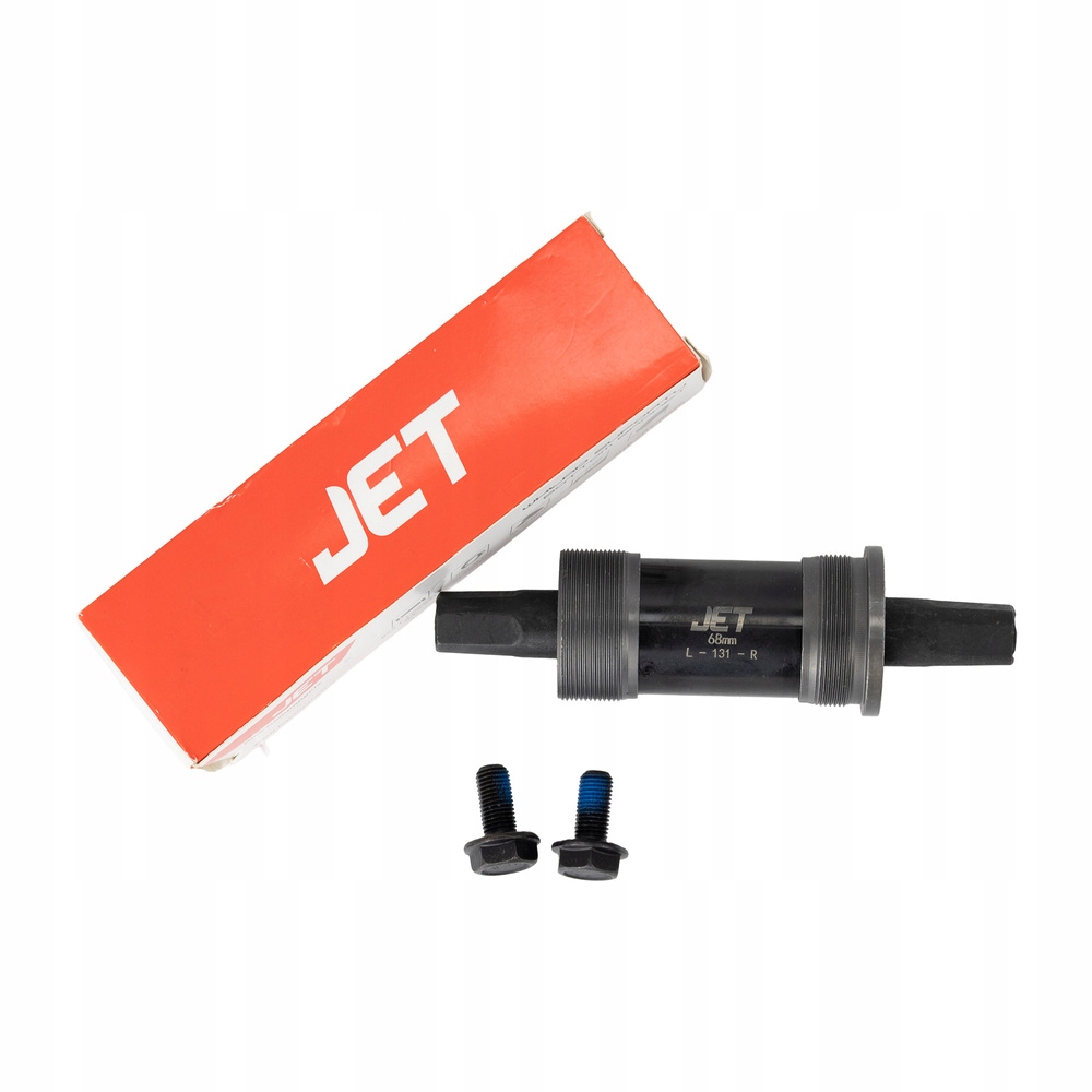 Suport oś wkład suportu rowerowego Jet 68 x 131mm Bsa Stalowe miski kwadrat