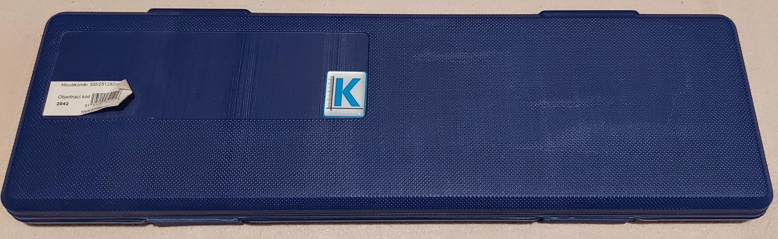 Głębokościomierz analogowy Kmitex 300/0,02 mm WZORCOWANY Marka Kmitex