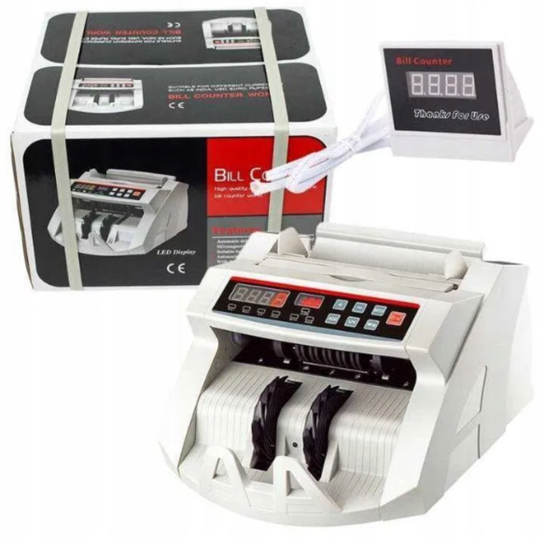 Profesjonalna Liczarka Nominałowa Do Banknotów Pieniędzy Uv Mgf Biała Szara