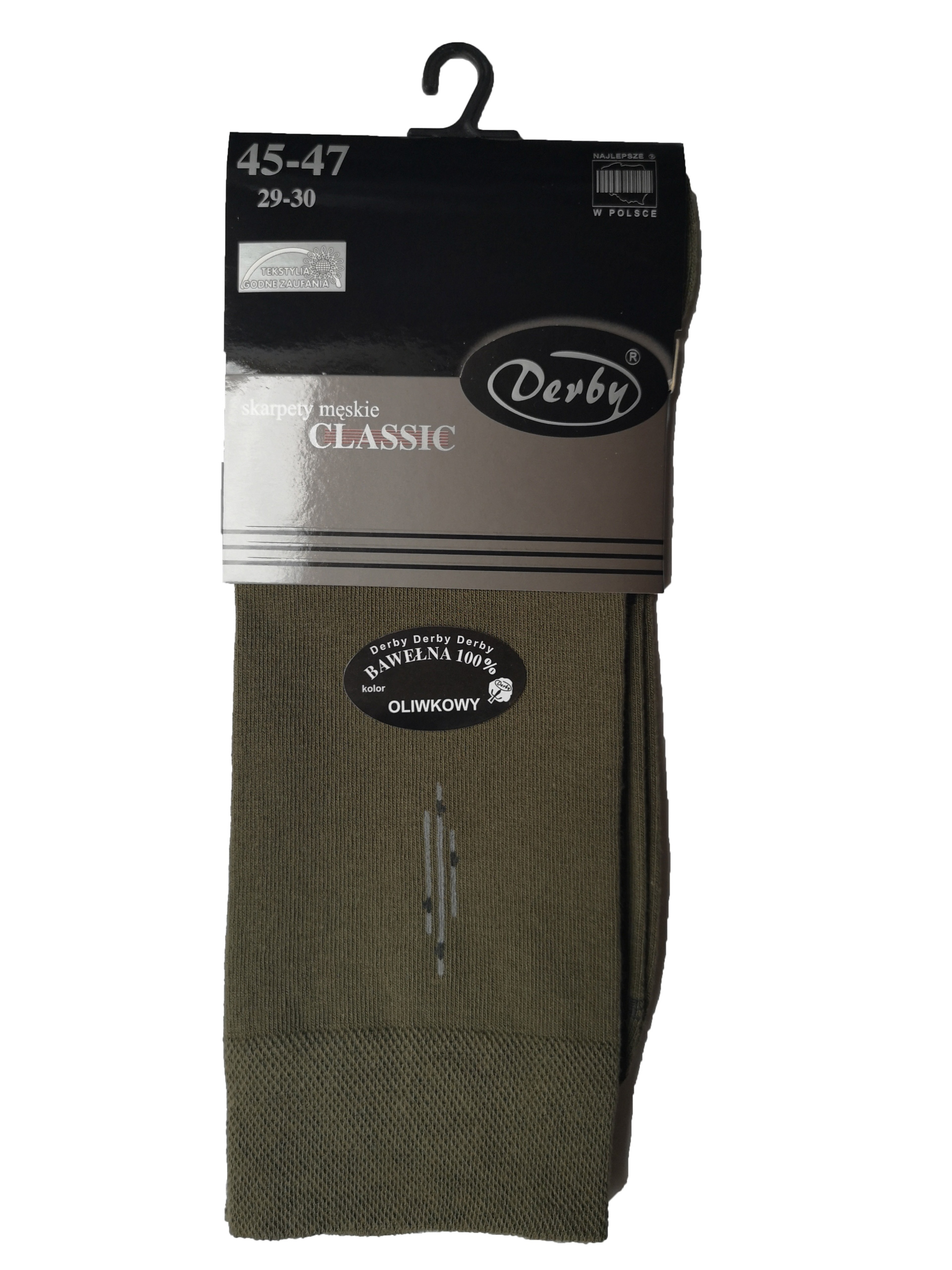 

Derby wygodne skarpety męskie bawełna 45-47 wzór