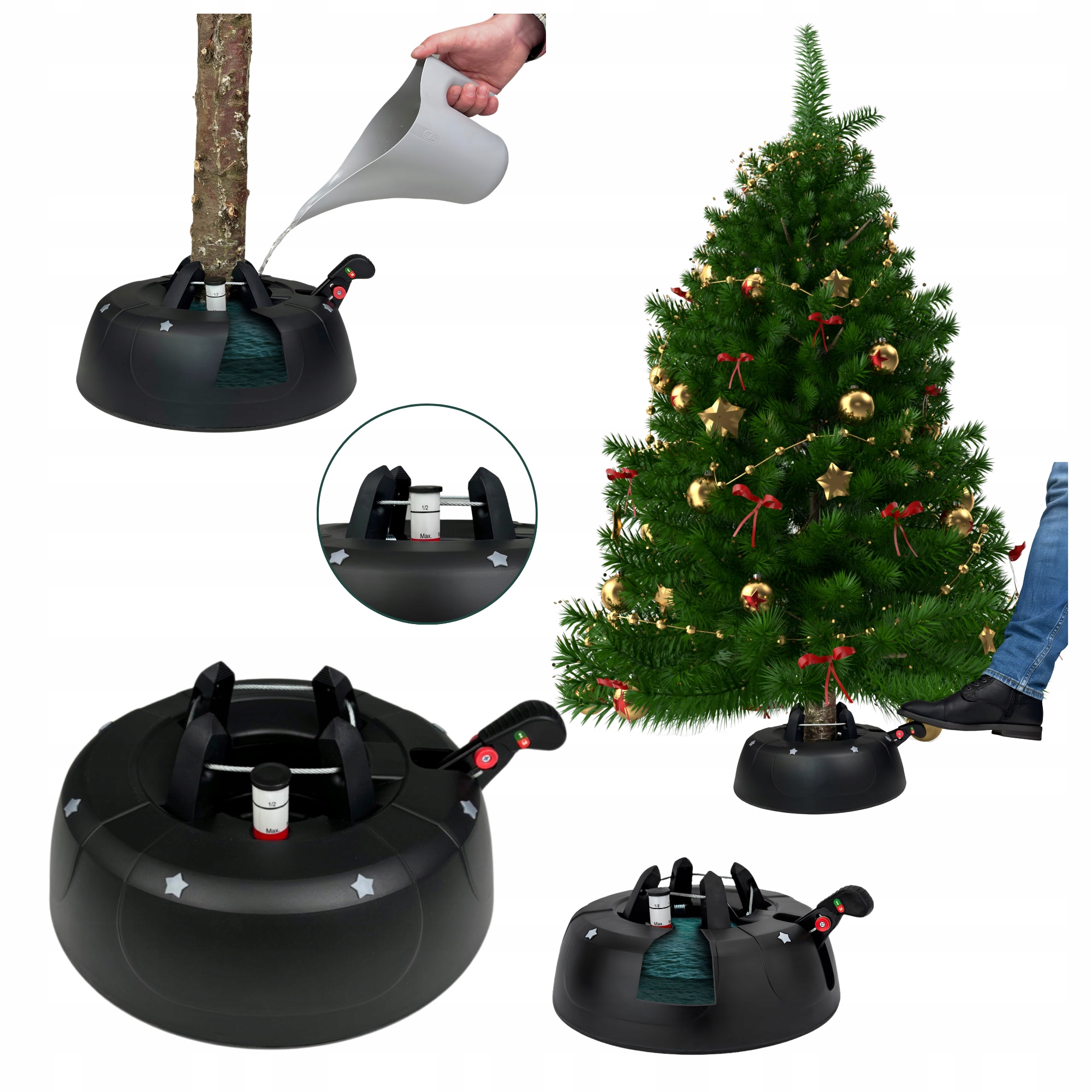 Stojan Na Vánoční Stromek Stabilní Podložka Pod Stromek Do 2,5 m