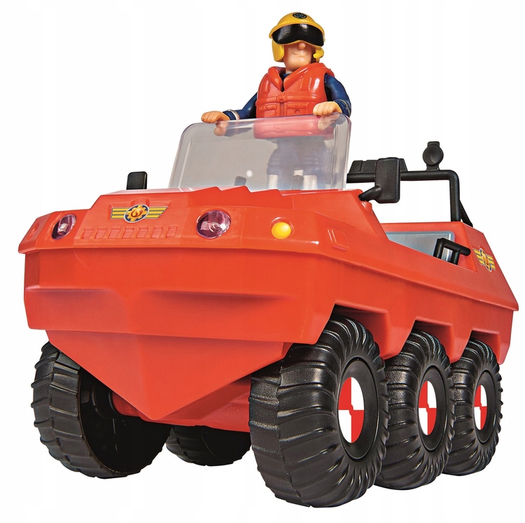 SIMBA Strażak Sam Pojazd Hydrus Z Figurką 20 CM Model Strażak Sam