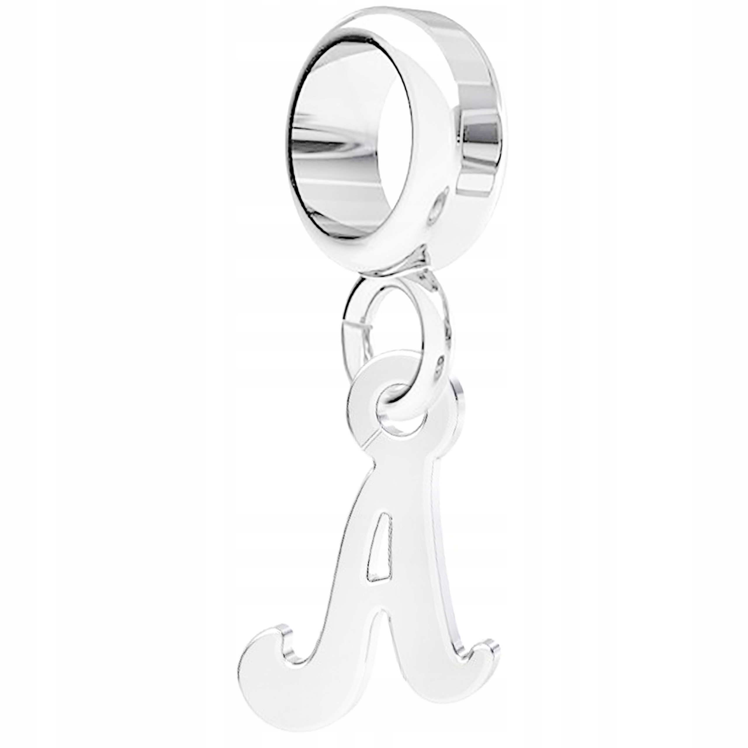 Charms wiszący Literka A srebro 925