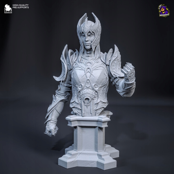 Figurka Busta Dame Aylin Baldur's Gate 3 Bulkamancer Sculpts 3D tisk