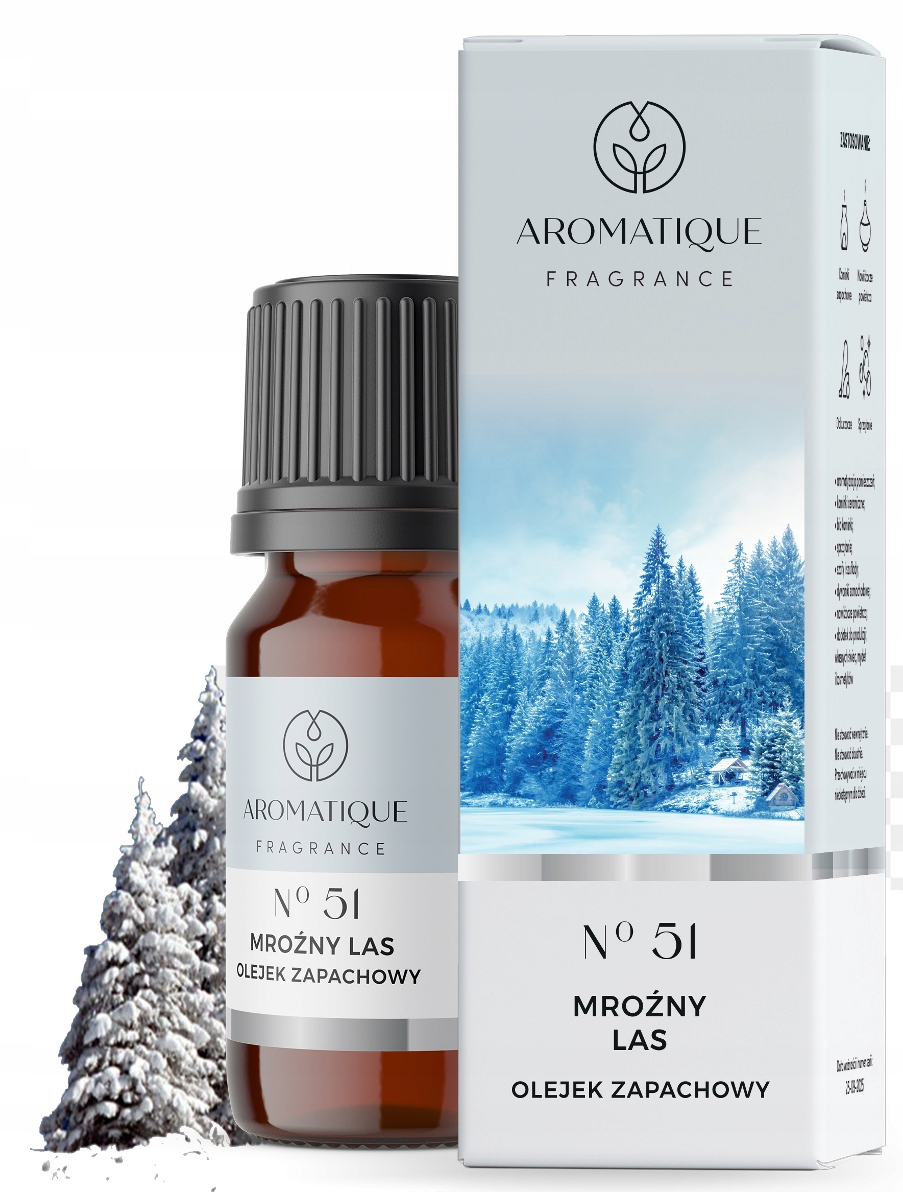 

Olejek Zapachowy Mroźny Las Aromatique 12ml