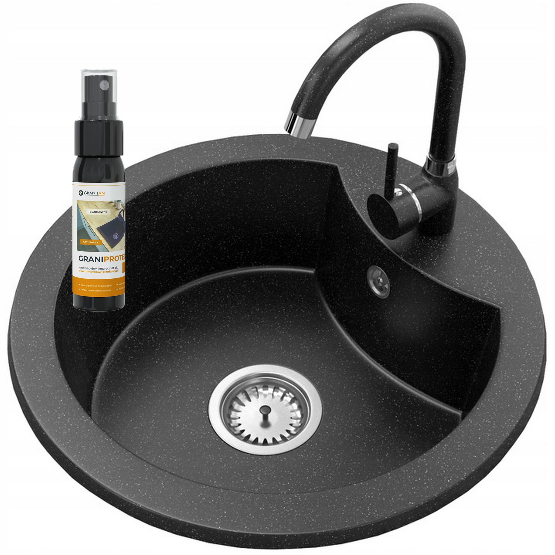 

Zlewozmywak Zlew Granitowy 6KOLORÓW Bateria zestaw