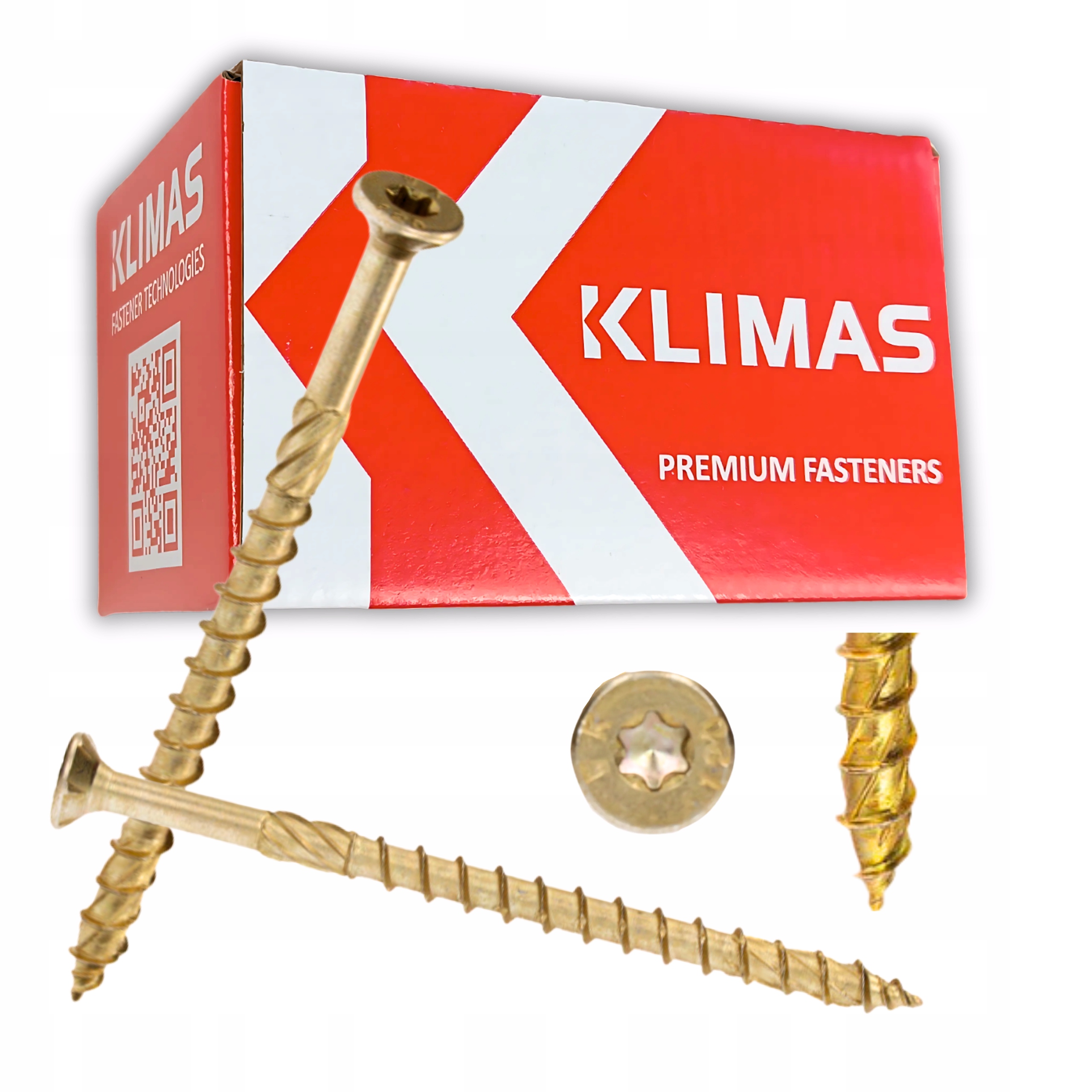 Vruty do dřeva Kmwht 6x260 Torx kuželové 100 ks