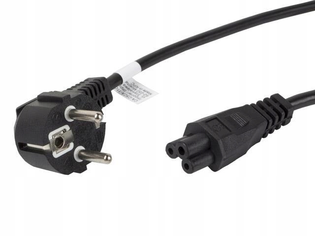 Kabel zasilający Lanberg Cee 7/7 -> Iec 320 C5 notebook (miki) 1,8m Vde