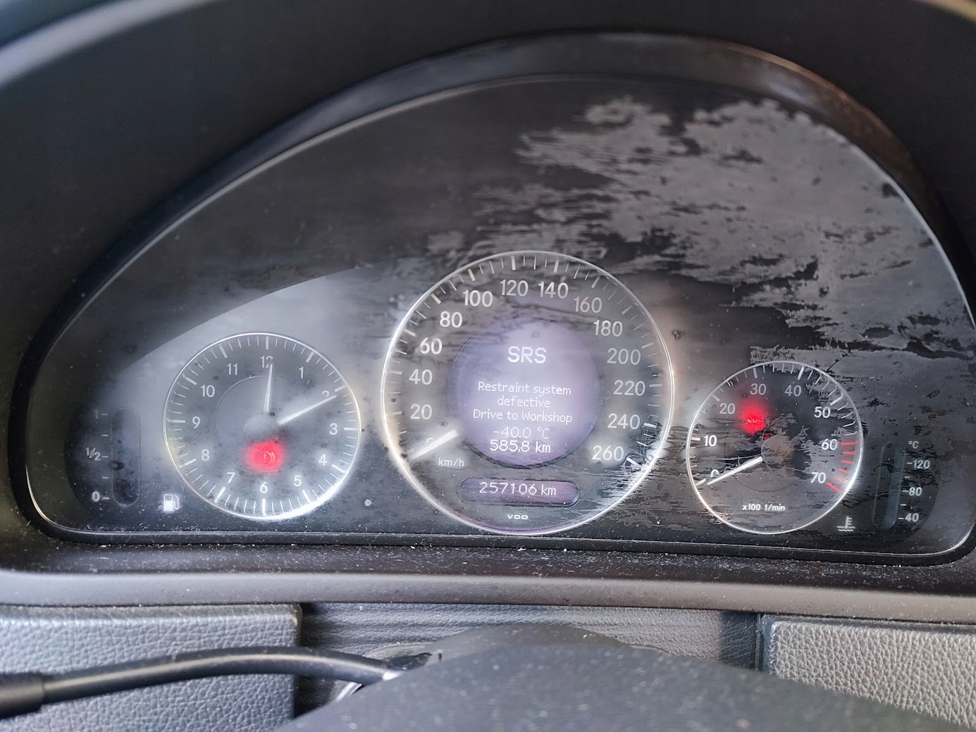 dials dials MERCEDES CLK W209 (03-05) 1.8 compressor; A2095406711 EUROPA