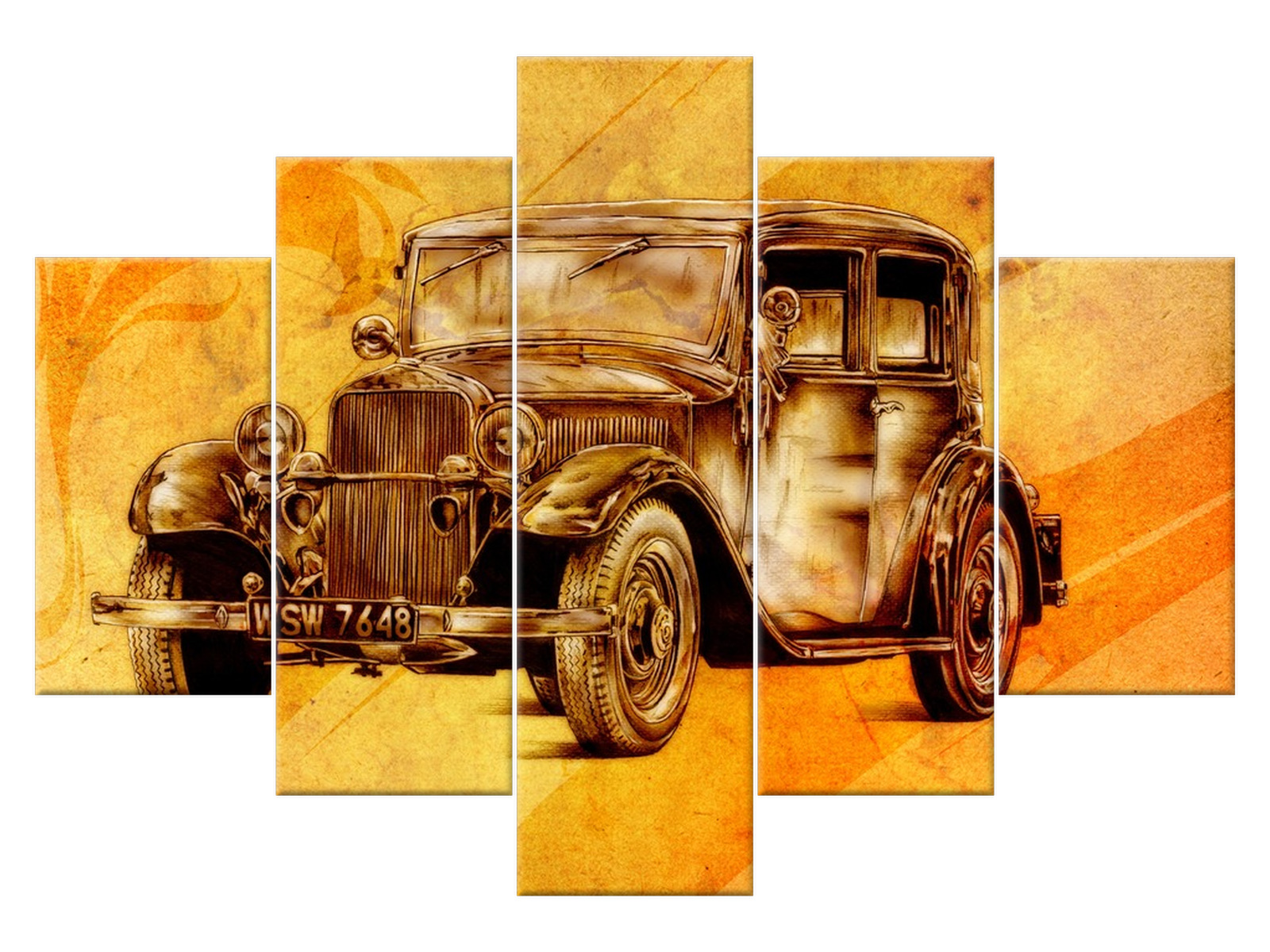 

Obraz Tryptyk Zabytowy samochód 150x105 1897A_5H