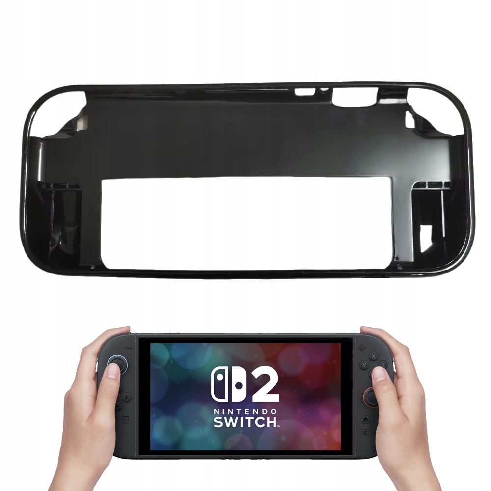 YouK Nakładka grip plecki etui z TPU na konsolę Nintendo Switch 2 czarny